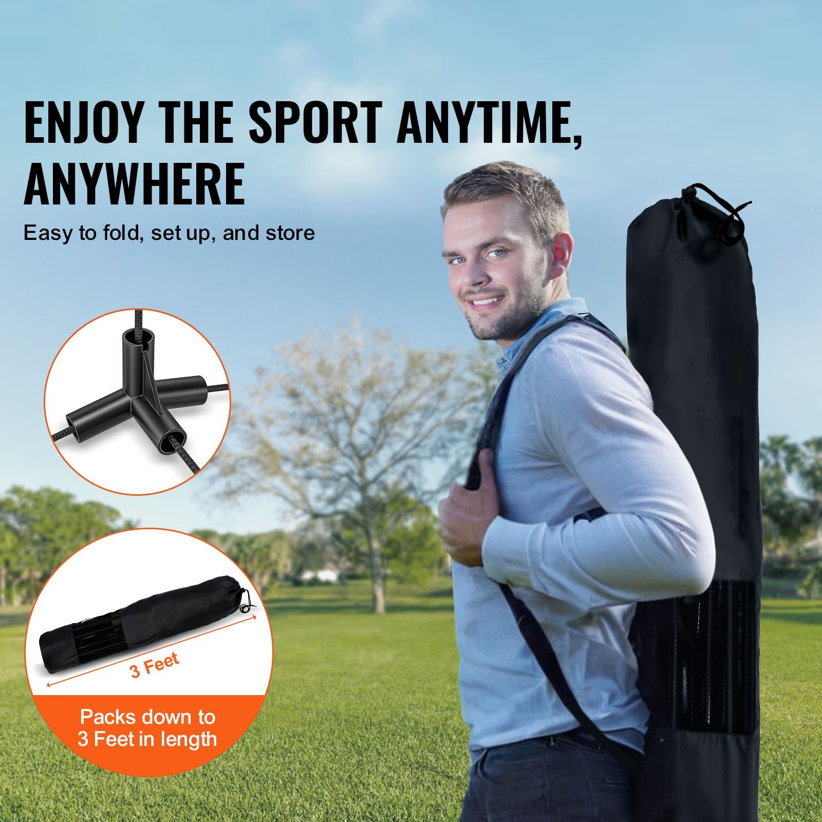 Badminton Net, Height Adjustab - Kids Outdoor Volleyball recension och pris