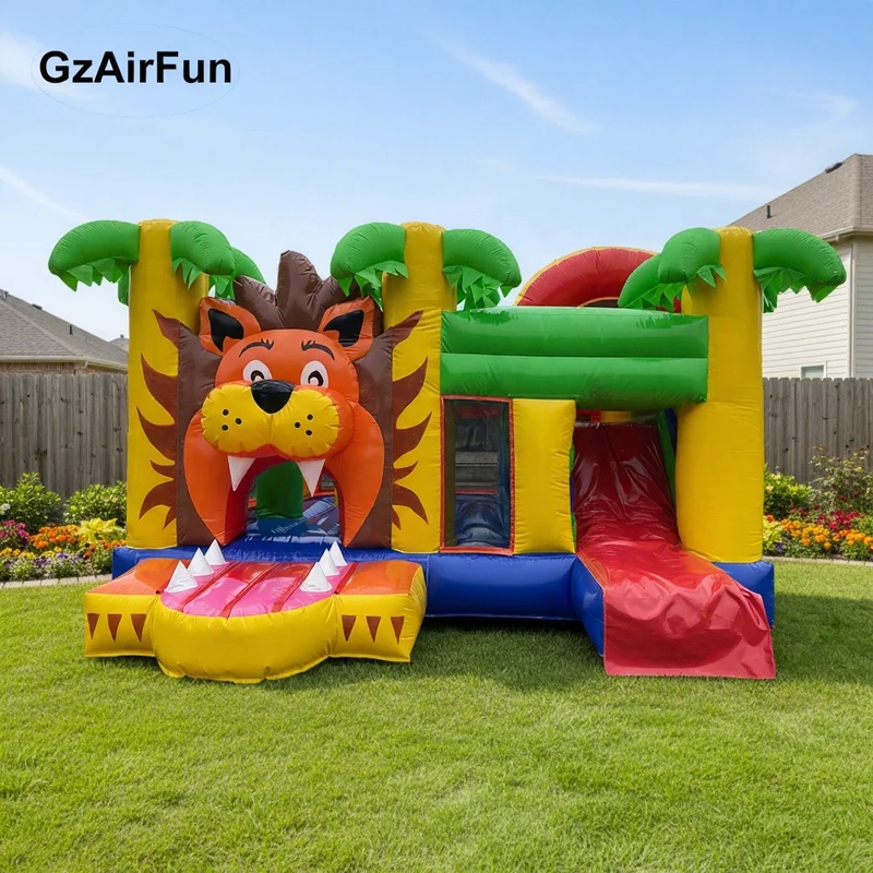 Custom Commercial Outdoor Boun - Kids Outdoor House With Slide recension och pris