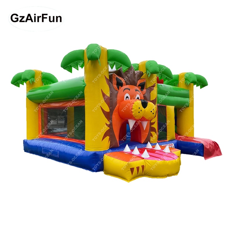 Custom Commercial Outdoor Boun - Kids Outdoor House With Slide recension och pris