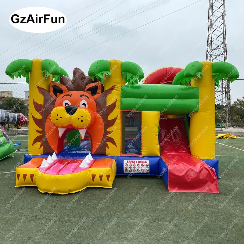 Custom Commercial Outdoor Boun - Kids Outdoor House With Slide recension och pris