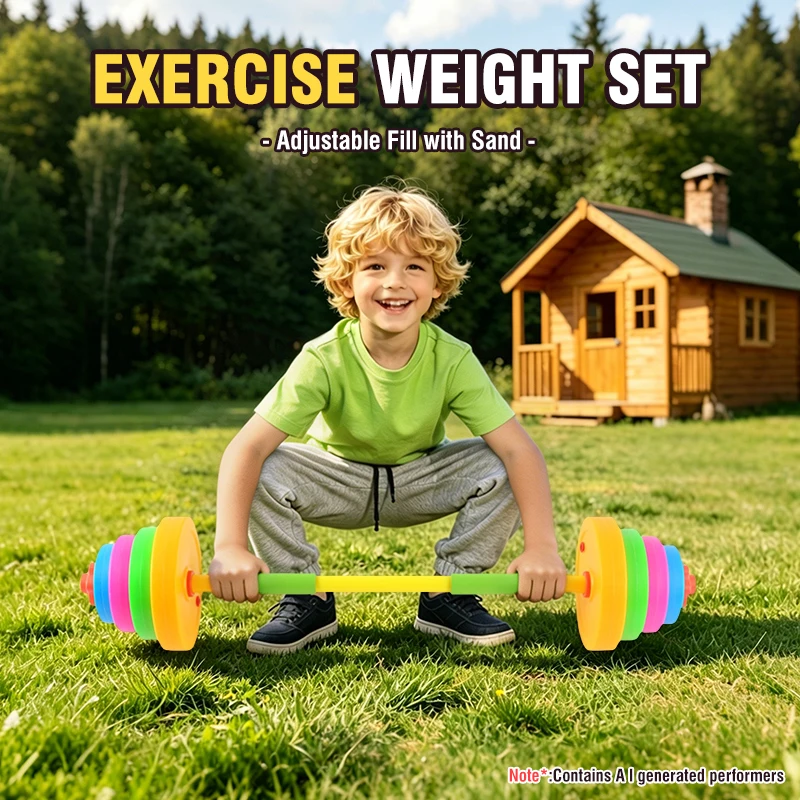Adjustable Kids Dumbbell Barbe - Kids Outdoor Gym Equipment recension och pris