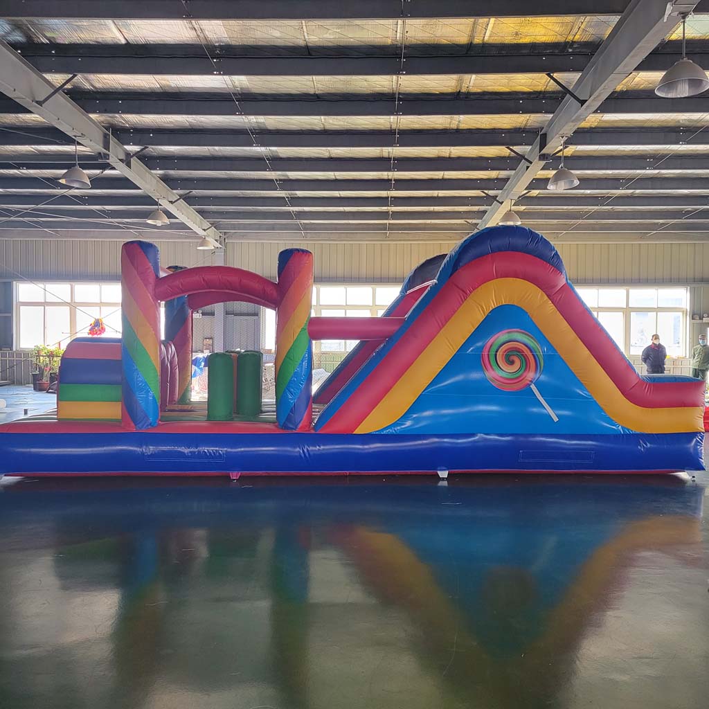Giant Commercial Inflatable Ob - Kids Outdoor House With Slide recension och pris