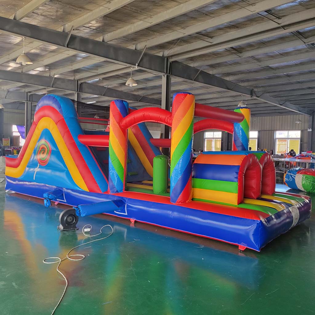 Giant Commercial Inflatable Ob - Kids Outdoor House With Slide recension och pris