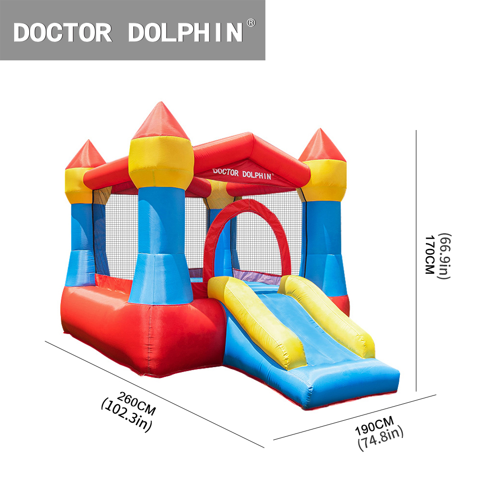 Custom Outdoor Inflatable Boun - Kids Outdoor House With Slide recension och pris