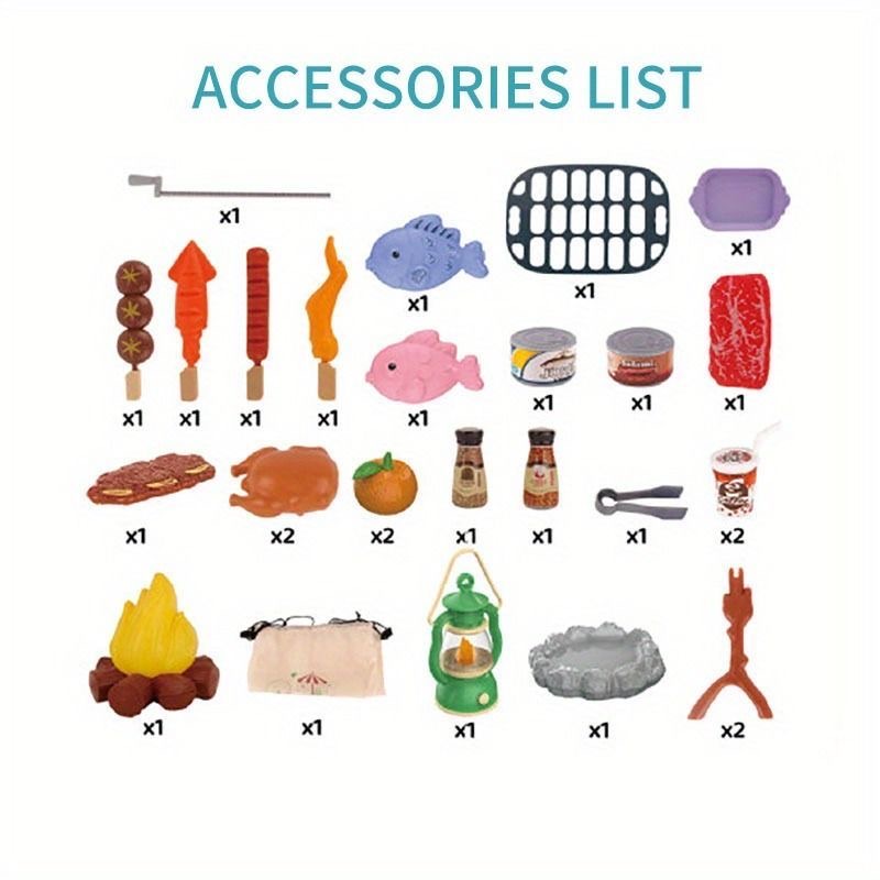 Kids Camping Play Set with LED - Kids Outdoor Grill Set recension och pris