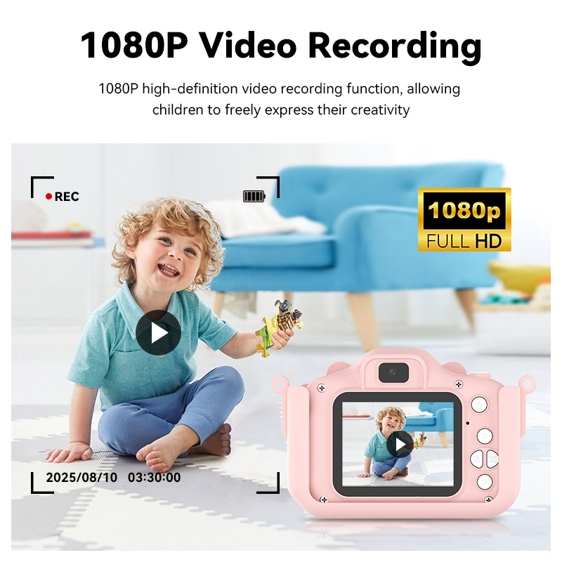 Children's Camera HD 1080P Scr - Kids Outdoor Videos recension och pris