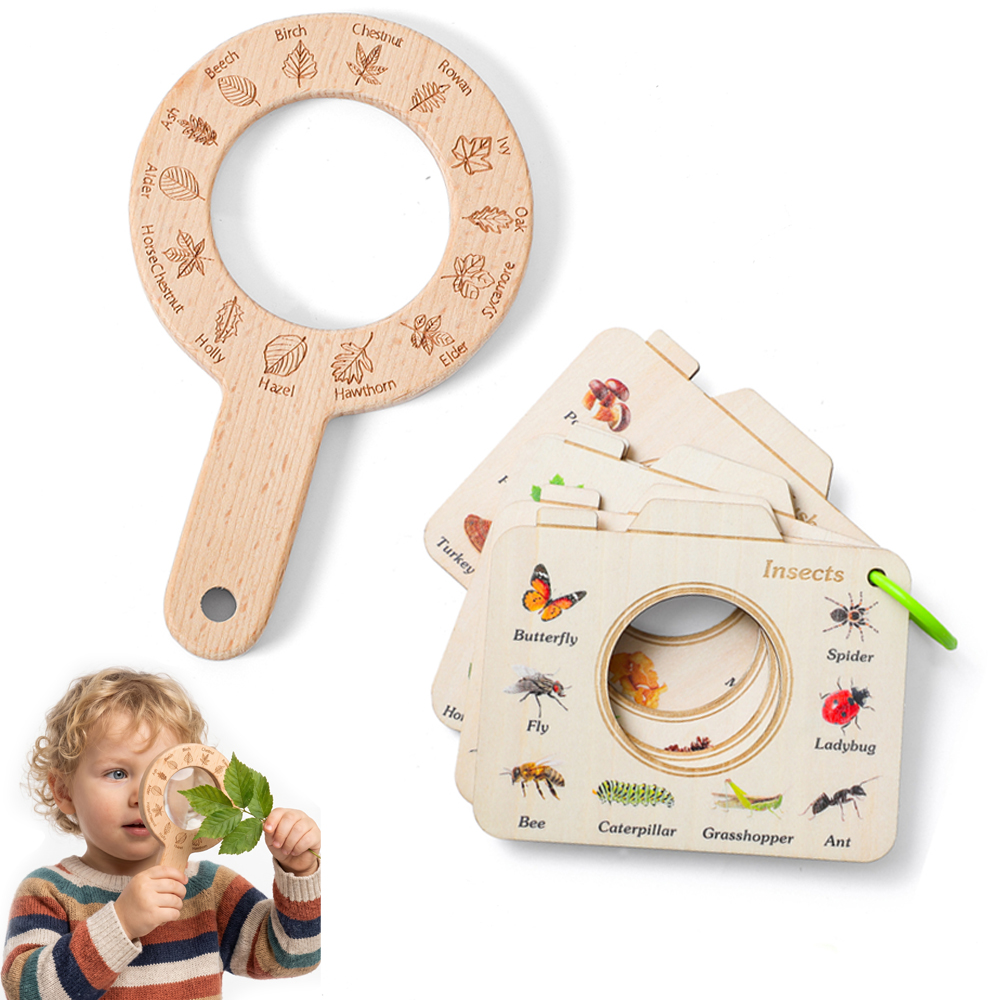 Wooden Magnifying Glass and Ca - Kids Outdoor Kit recension och pris