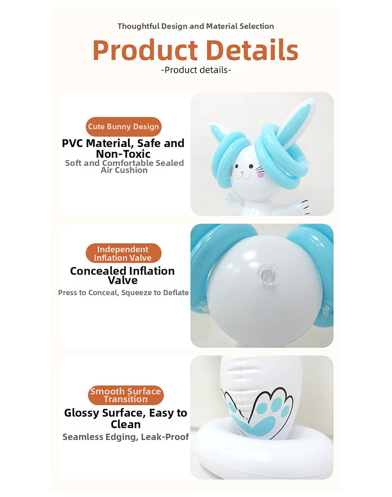 Easter Inflatable Bunny Ring T - Kids Outdoor Games recension och pris