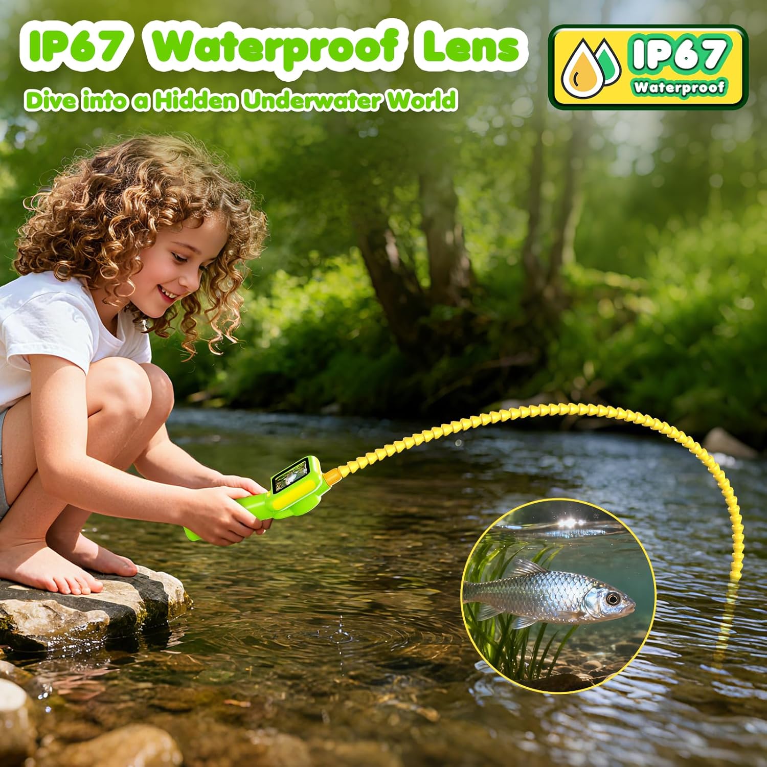 Endoscope for Kids, Borescope  - Kids Outdoor Kit recension och pris