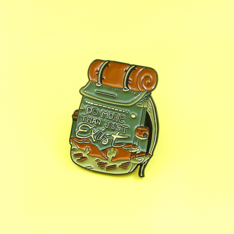 Fashion Backpack Enamel Pins D - Kids Outdoor Backpack recension och pris