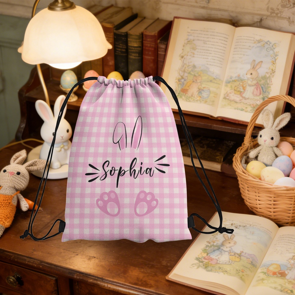 Personalized Easter Bunny Draw - Kids Outdoor Backpack recension och pris