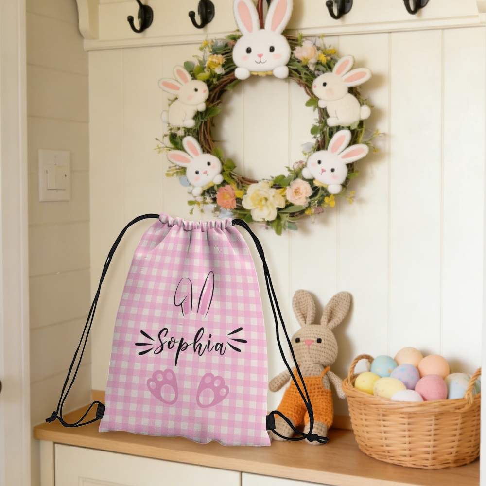 Personalized Easter Bunny Draw - Kids Outdoor Backpack recension och pris