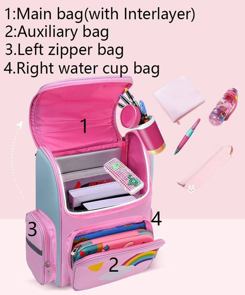 Kid Backpack for Girl Unicorn  - Kids Outdoor Backpack recension och pris