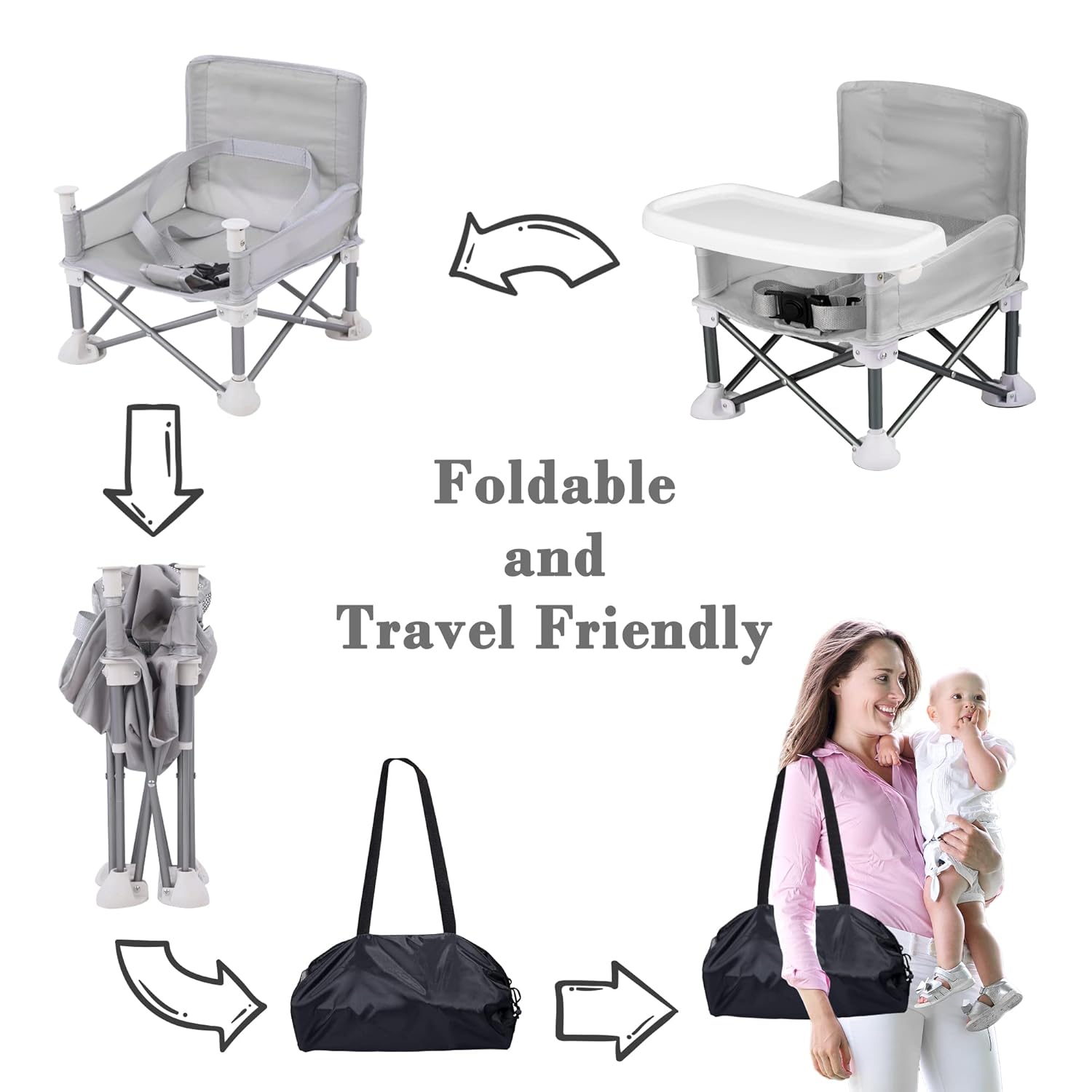 Folding Chair Baby Camping Cha - Kids Outdoor Table And Chairs recension och pris