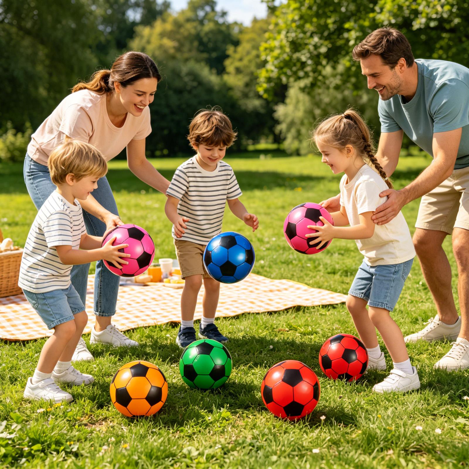Soccer Ball Inflatable 6 Piece - Kids Outdoor Garden Toys recension och pris