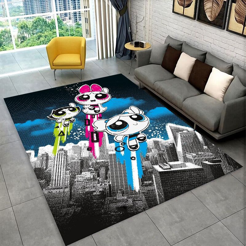 Cute P-Powerpuff girl Cartoon  - Kids Outdoor Flooring recension och pris