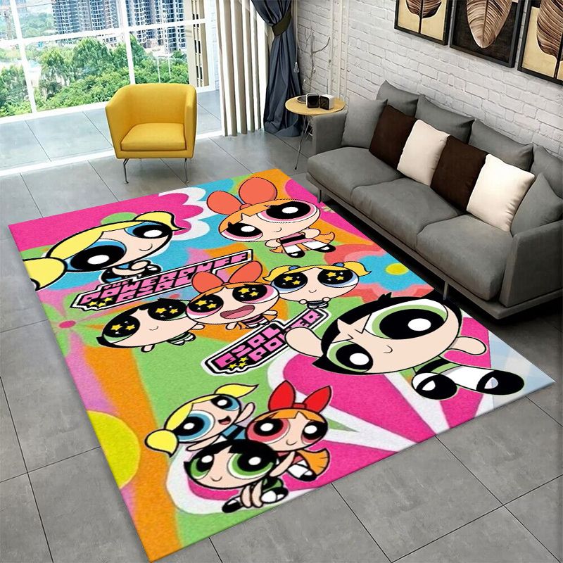 Cute P-Powerpuff girl Cartoon  - Kids Outdoor Flooring recension och pris