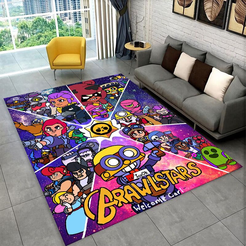 Cartoon B-Brawl Game Non-Slip  - Kids Outdoor Flooring recension och pris