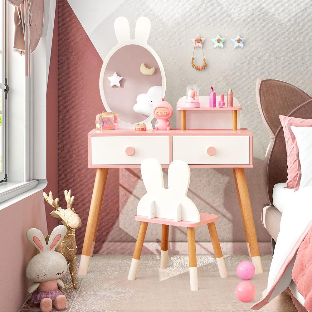 Kids Vanity Set, Girls Vanity  - Kids Outdoor Table And Chairs recension och pris