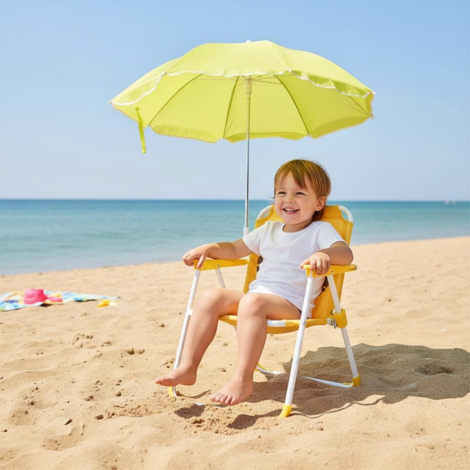 Children's Portable Chair with - Kids Outdoor Umbrella recension och pris