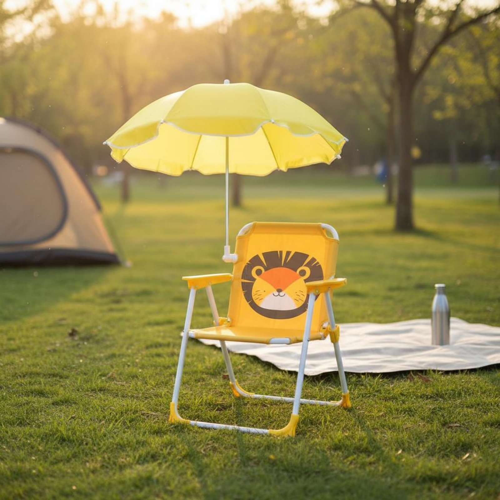 Children's Portable Chair with - Kids Outdoor Umbrella recension och pris