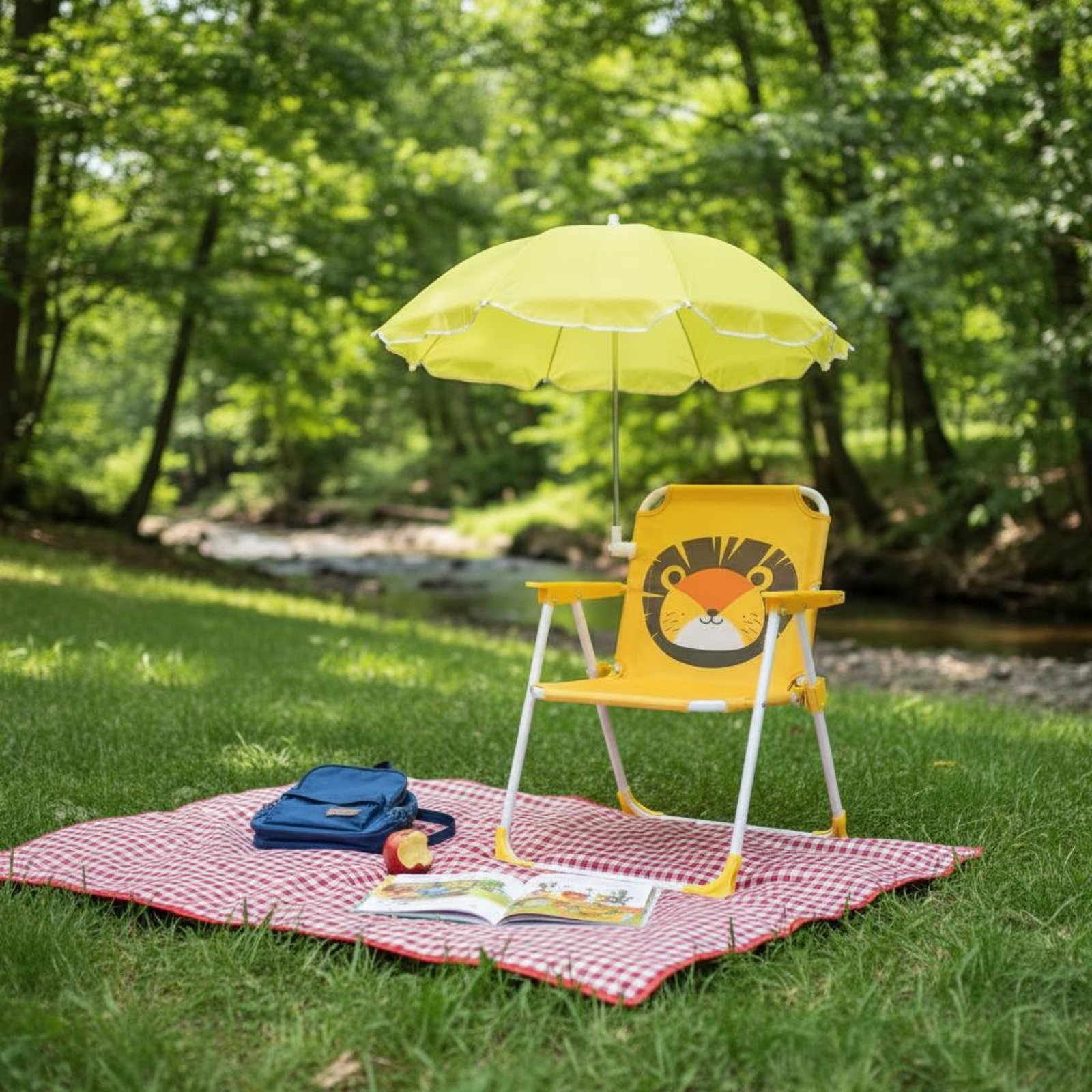 Children's Portable Chair with - Kids Outdoor Umbrella recension och pris