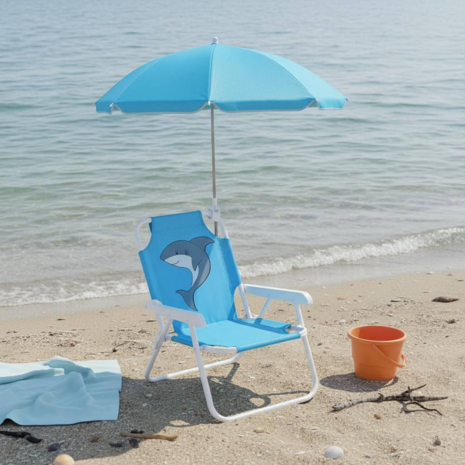 Children's Portable Chair with - Kids Outdoor Umbrella recension och pris